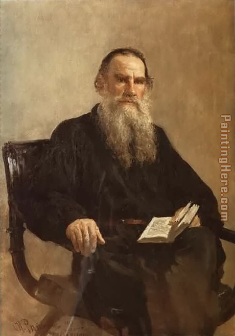 Portrait of Leo Tolstoy painting - Il'ya Repin Portrait of Leo Tolstoy art painting